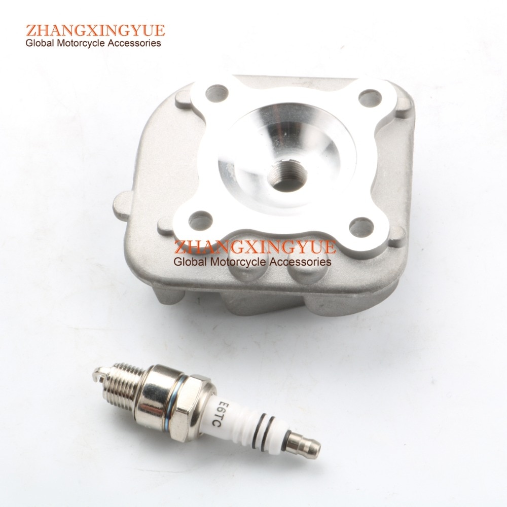 40mm-47mm 1PE40QMB ZYLINDERKOPF & E6TC zündkerzen für Yamaha Joggen-SERIE 50 92-91 4SC Joggen 50 R AC 02-13 Neos 50 97-13 5AD Einfach 2 T