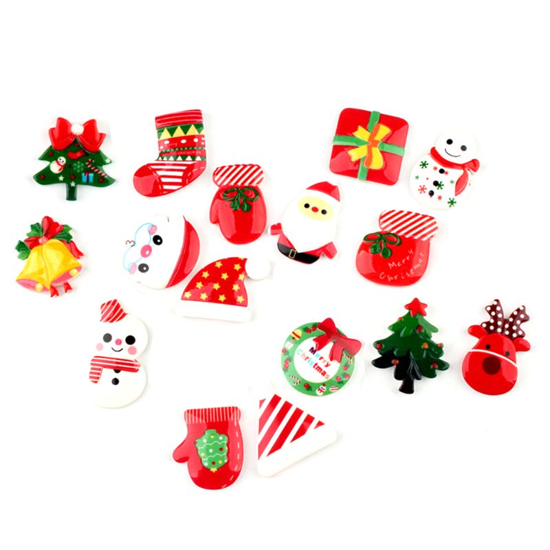 30 Uds. Chinchetas decorativas para mapa, chinchetas para tablero de corcho, escuela, oficina, papelería de dibujos animados, de Navidad