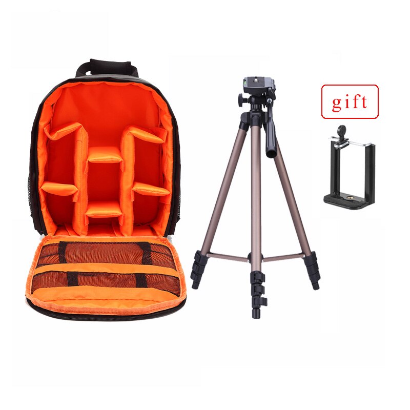 Camera Tas DSLR Digitale Multi-functionele Kleine Video Rugzak Waterdichte Outdoor Camera Tas: plum