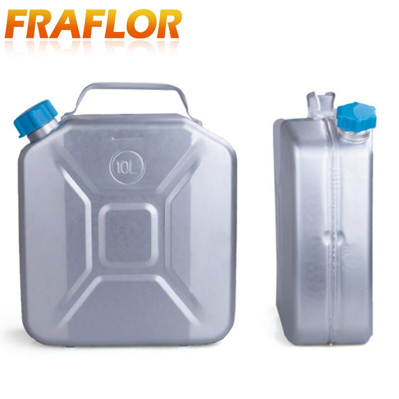 Réservoir d'huile métal Aluminium | Bouteille de carburant, essence Diesel épais, réservoir d'eau, portable moto camion voiture