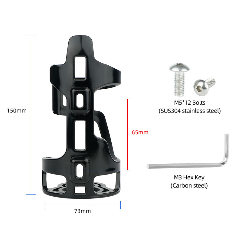 Deemount Fiets Waterfles Houder 65Mm Pc Mold-In Plastic Bidonhouder Carrier Rack Lichtgewicht Fietsen Onderdelen BKG-008