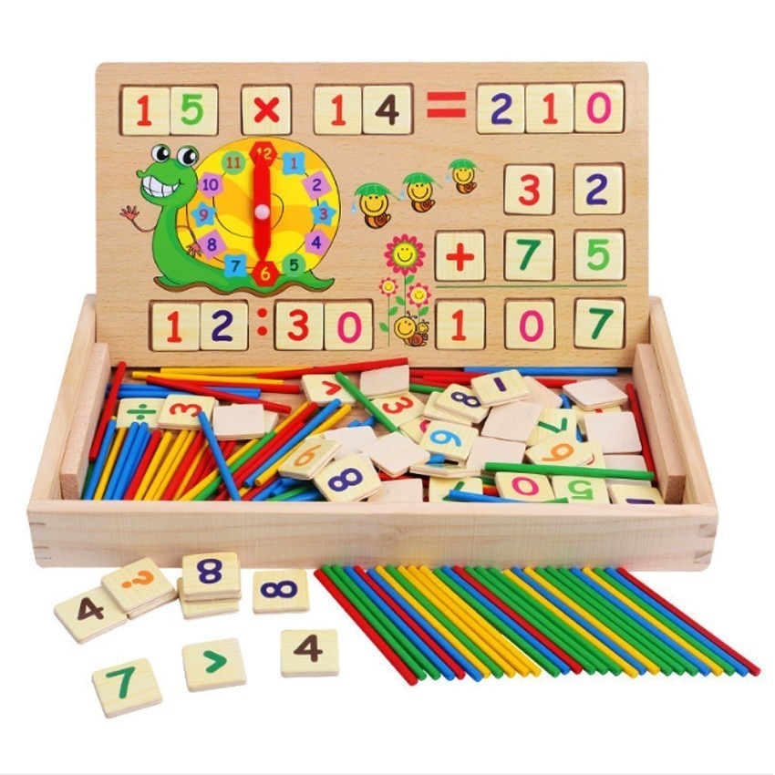 Multifunctional Digital Computing Children Mathematics Early Education Toys 3 -4 -5 -6 Years Old Mathematical Educational Toys