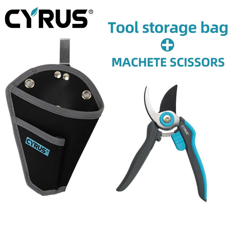 Garden Tools Scissors Cover Case Protector Garden Shears Pruner Secateurs &amp; Pruning 8" Gardening Purse: Silver