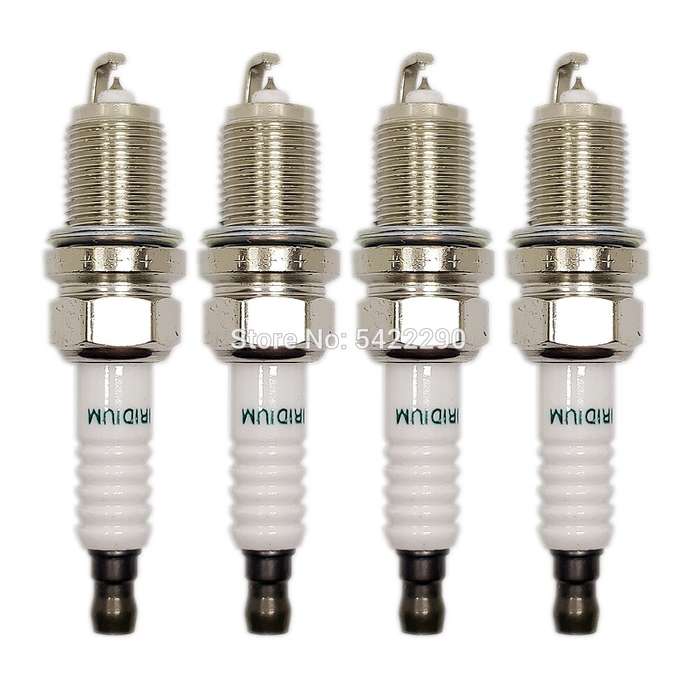 4pcs 90919-01265 FK16R-A8 Dual Iridium Spark Plugs fit for Toyota YARIS PRIUS C 1.5 Hybrid NHP10 NHP130 9091901265 FK16RA8
