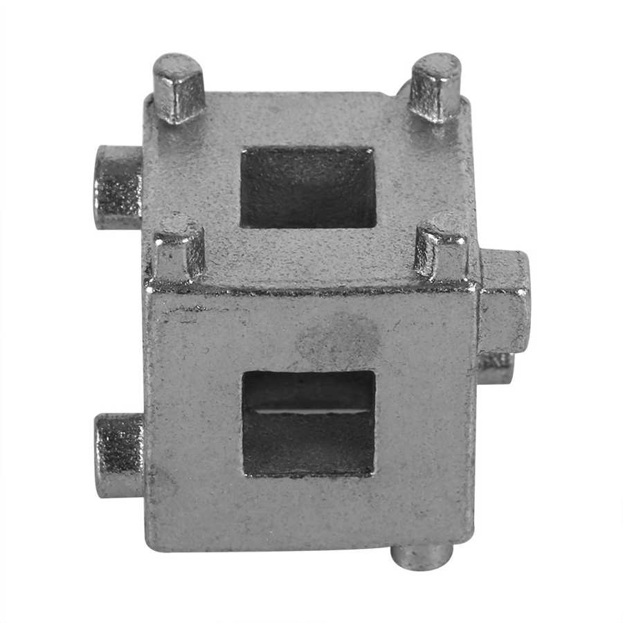 Car Rear Disc Brake Piston Retractor Tool Wind Back Cube Calliper Adaptor Silver Car Accessories Domestic