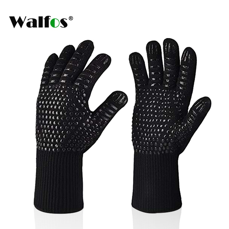 Walfos Extreme Hittebestendige Bbq Handschoenen Grill Handschoenen Koken Glove Oven Mitt Voor Keuken Bakken Tools