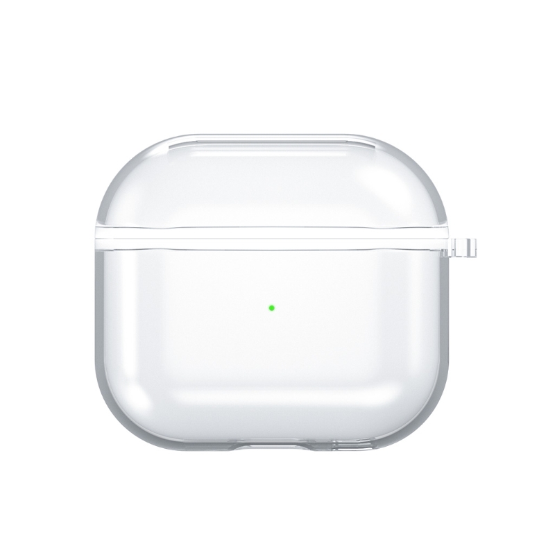 TPU Transparent Headphone Accessories Suitable for Air-pods 4 Generation Transparent Black/Blue/Green/Powder/Transparent