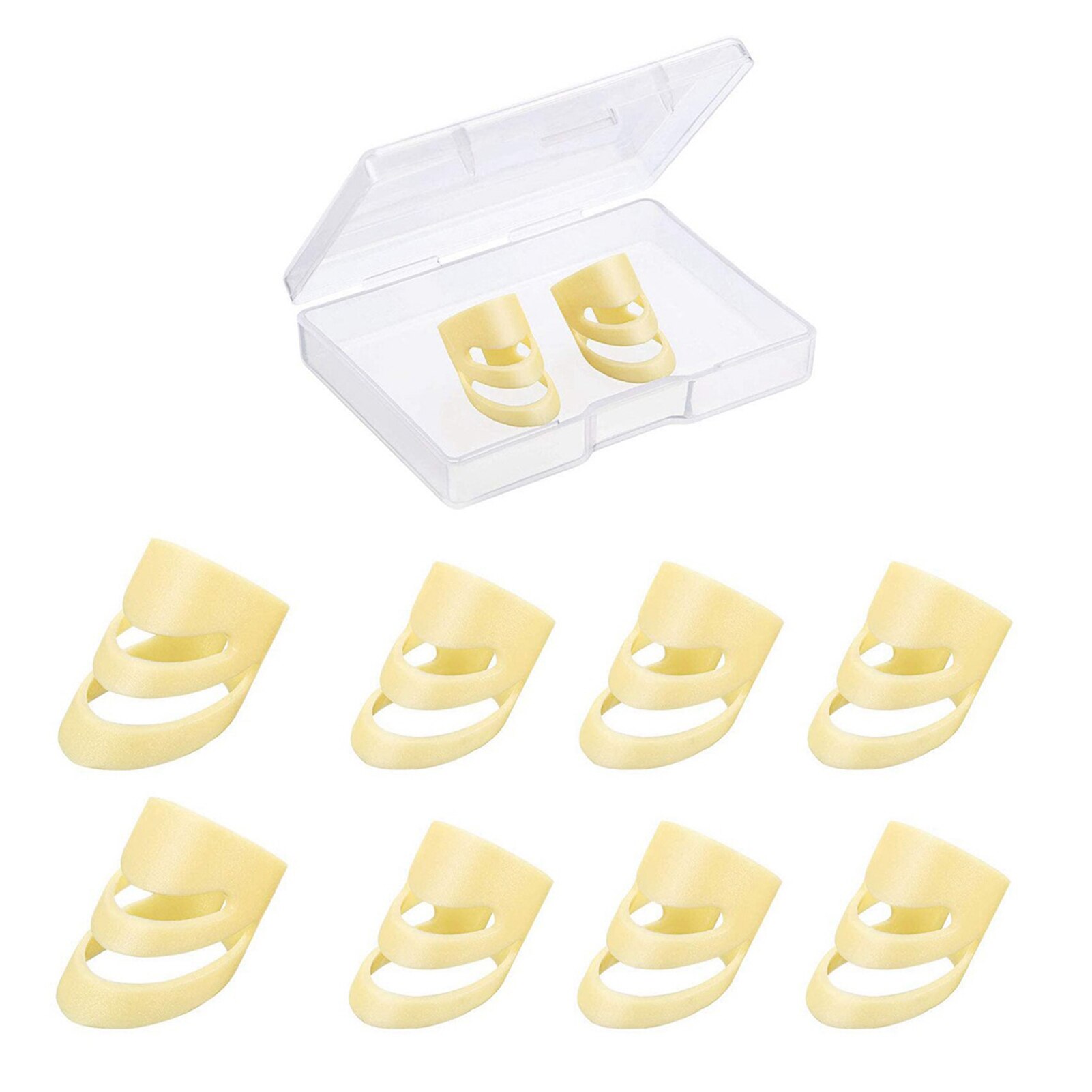 With Storage Box Universal Stringed Instrument Accessories Adjustable ABS Portable Adult Size Guitar Picks: 2L 6M