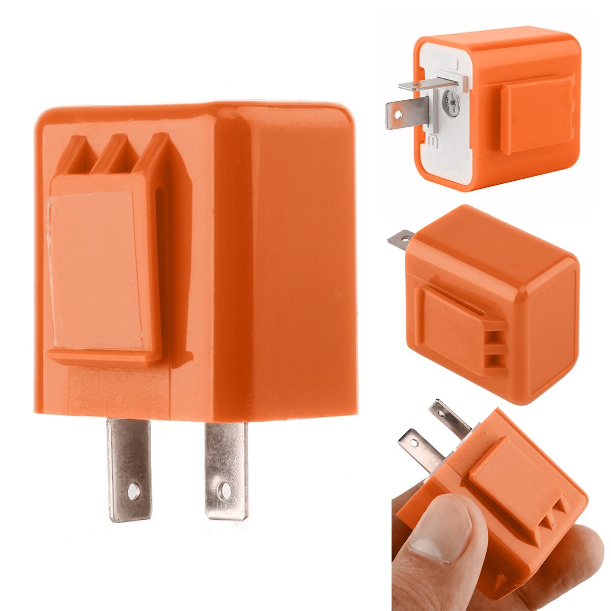 3 Pins Motor Richtingaanwijzer Licht Flasher Blinker Relais Ronde Richtingaanwijzer Flasher Relais Blinker voor GY6 Motorfietsen Scooters Bromfiets ATV