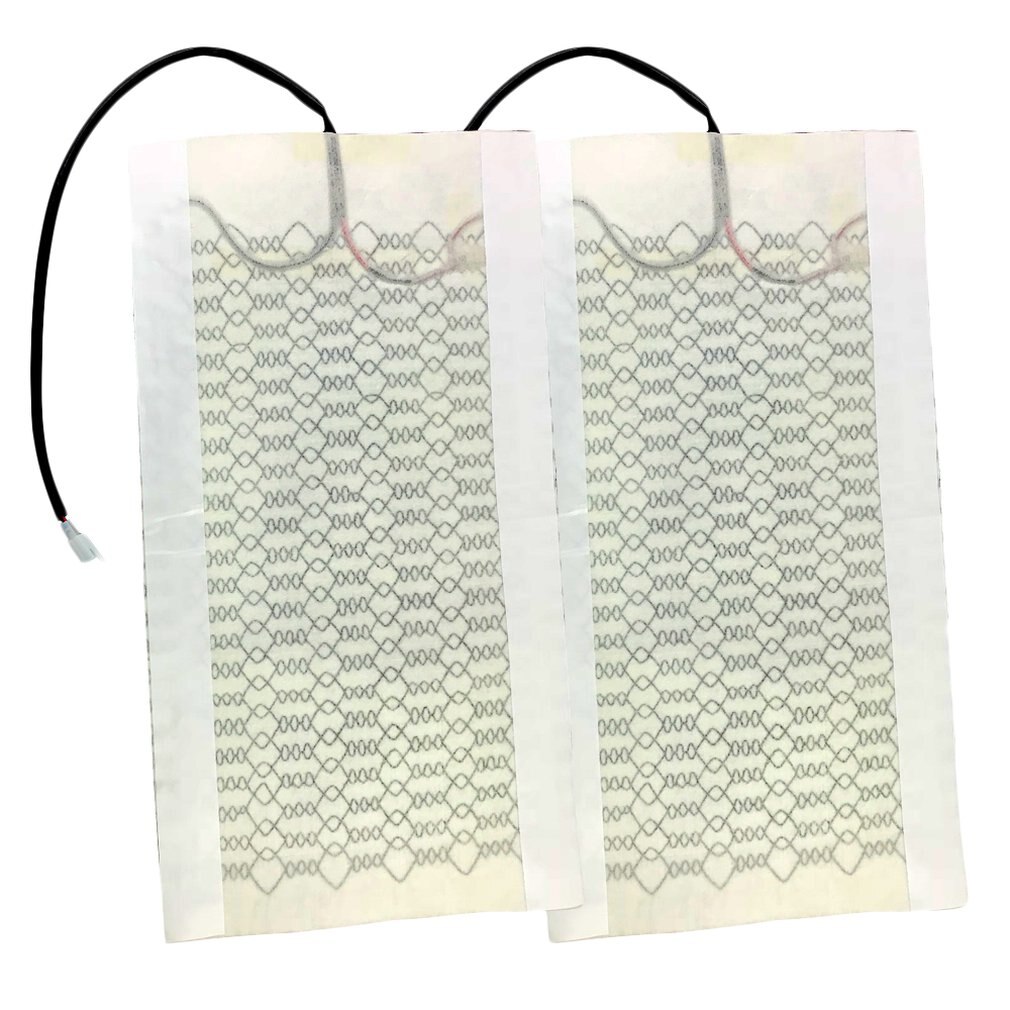 2Pcs Set 12V Universal Seat Heating Heating Pad Carbon Fiber Heating Pad Modified Car Kit Car Modification Accessories
