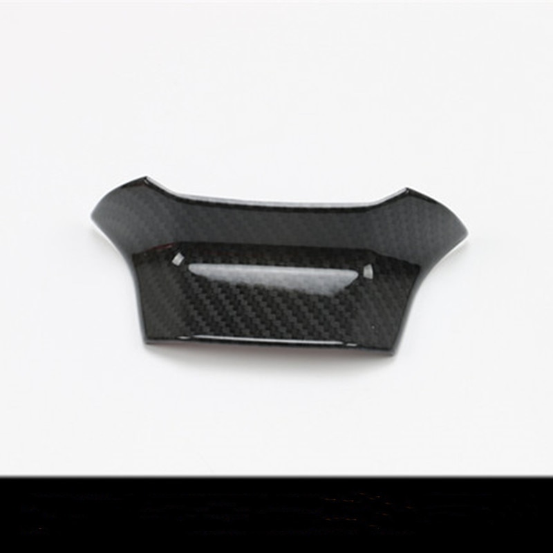 Autocollant Cadre Volant Voiture Carbone Noir - Décoration Intérieur Pour Peugeot 2008 208 308 (2015-2018)
