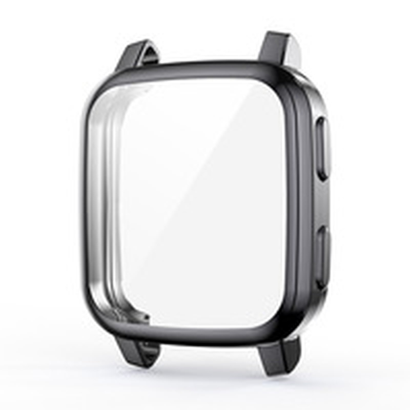 Protection Case For Garmin Venu SQ 2 Smart Watch Plating TPU Soft Cover Full Coverage Screen Protector Shell For Garmin Venu SQ: black / 2 - 3.9 Inches
