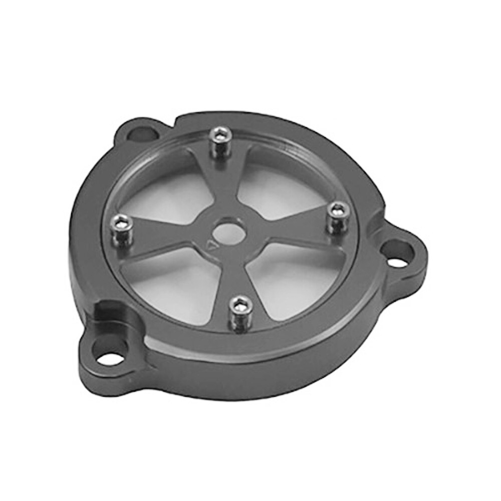 Aluminum Alloy Engine Protective Cover Engine Protecting Cover Aluminum Alloy Engine Cover Protective Cover Easy To Install: grey