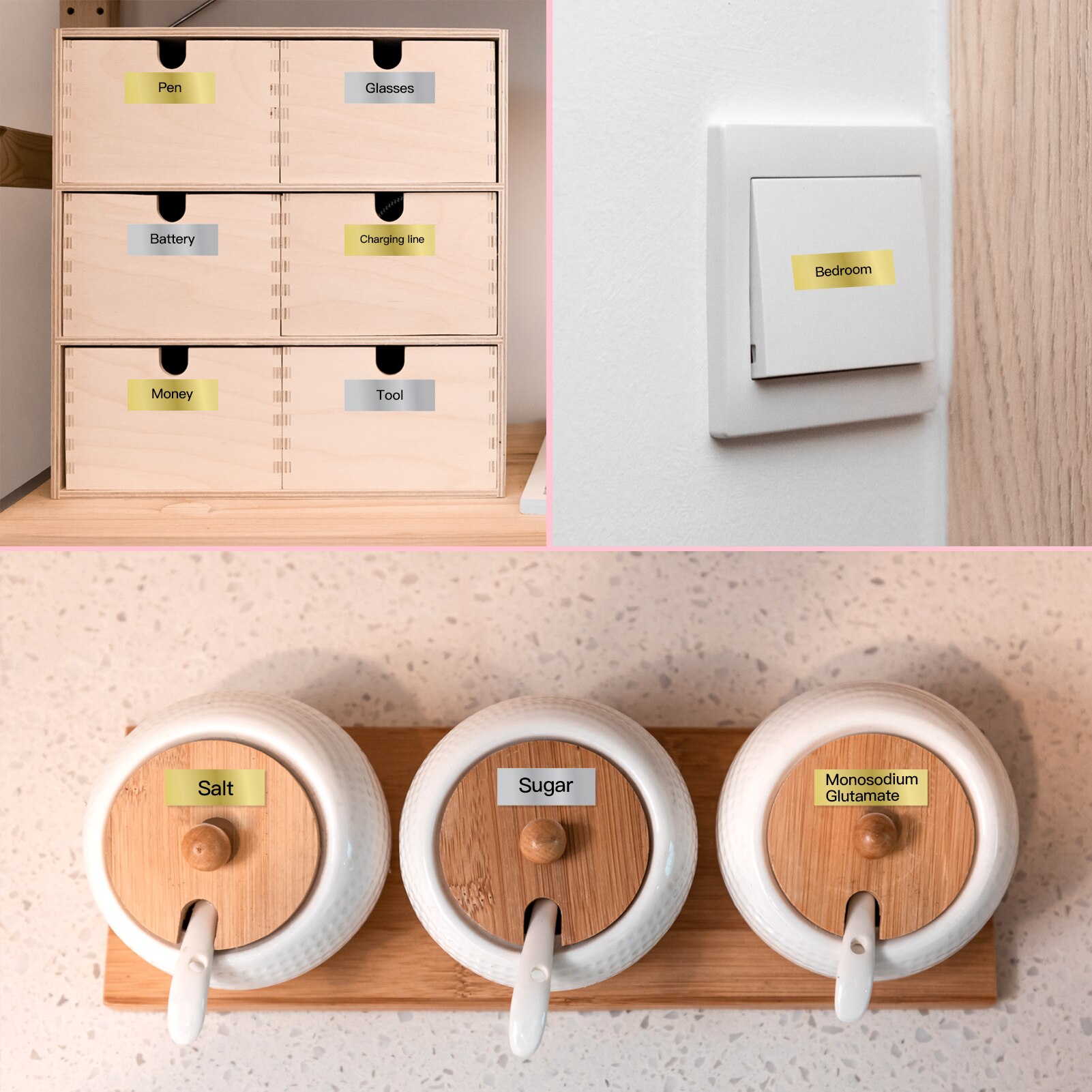 1 Roll Thermische Printer Papier Sticky Adhesive Label Sticker Tape Naam Prijs Barcode Opslag Label Papier Voor T7 Label