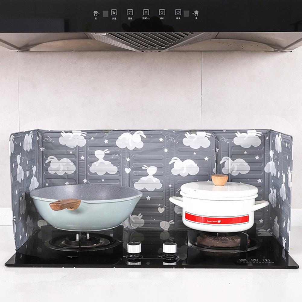 Splatter Board Useful Water Splash Proof Screen Aluminum Foil Baffle Plate