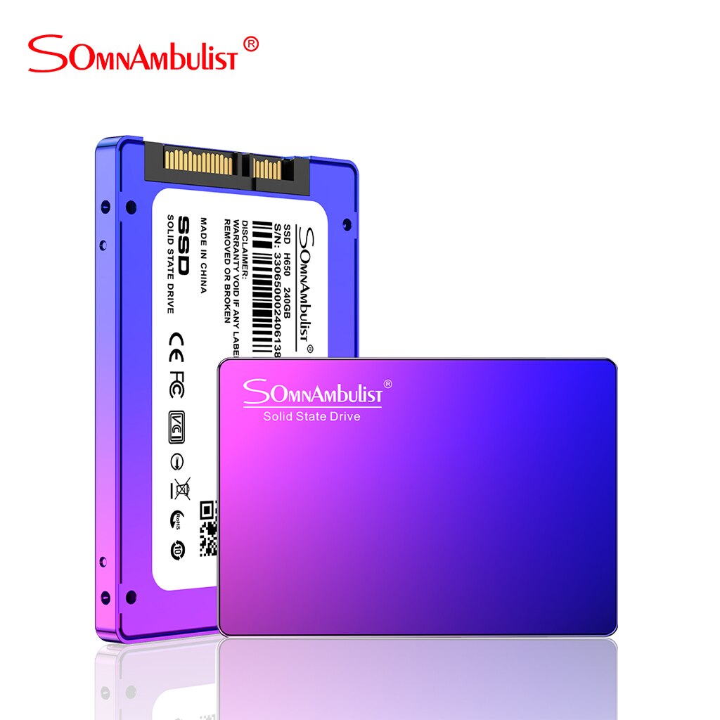 Metaal Kleur Solid State Drive Ssd 480G/960G Solid State Drive Desktop Notebook Compatibel Machine Ssd Sata interface 2.5 Inch