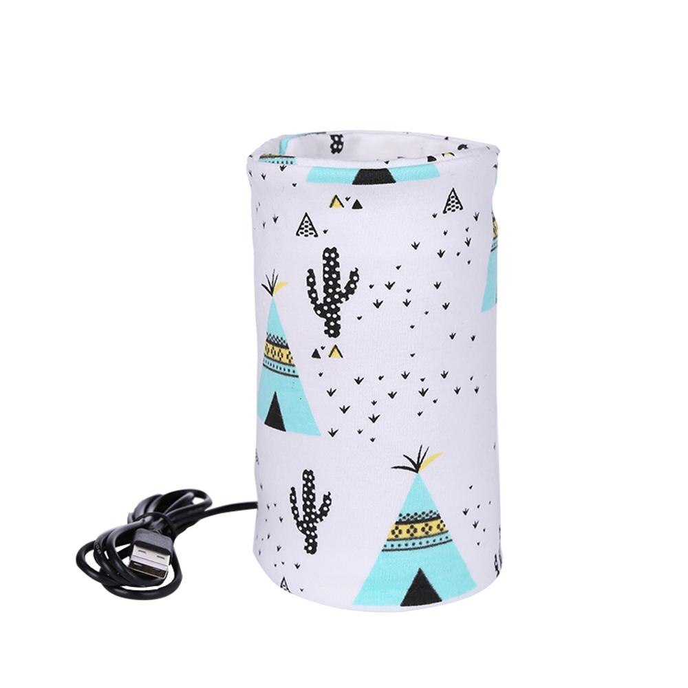 Baby Usb Flessenwarmer Draagbare Outdoor Baby Melk Voeden Verpleging Fles Verwarmd Cover Geïsoleerde Tas Reizen Melk Thermostaat: 13