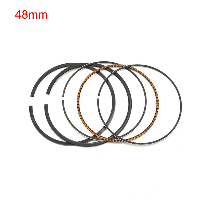 1/4 Sets Motorcycle Engine Parts Piston Rings Kit Bore STD Size 48mm ~ 48.5mm For YAMAHA FZR250RR 3LN ZEAL250 FZX250 ZEAL 3YX: Beige