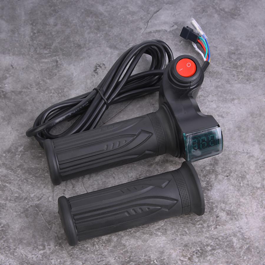 E-Bike Voltage Display E-Bike Twist Throttle LCD D... – Grandado
