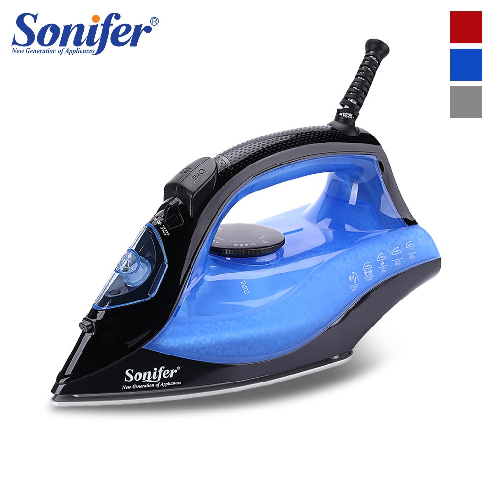 Sonifer – fer à vapeur électrique , pour voyage, maison, vêtements, repassage à la vapeur, plaque revêtue