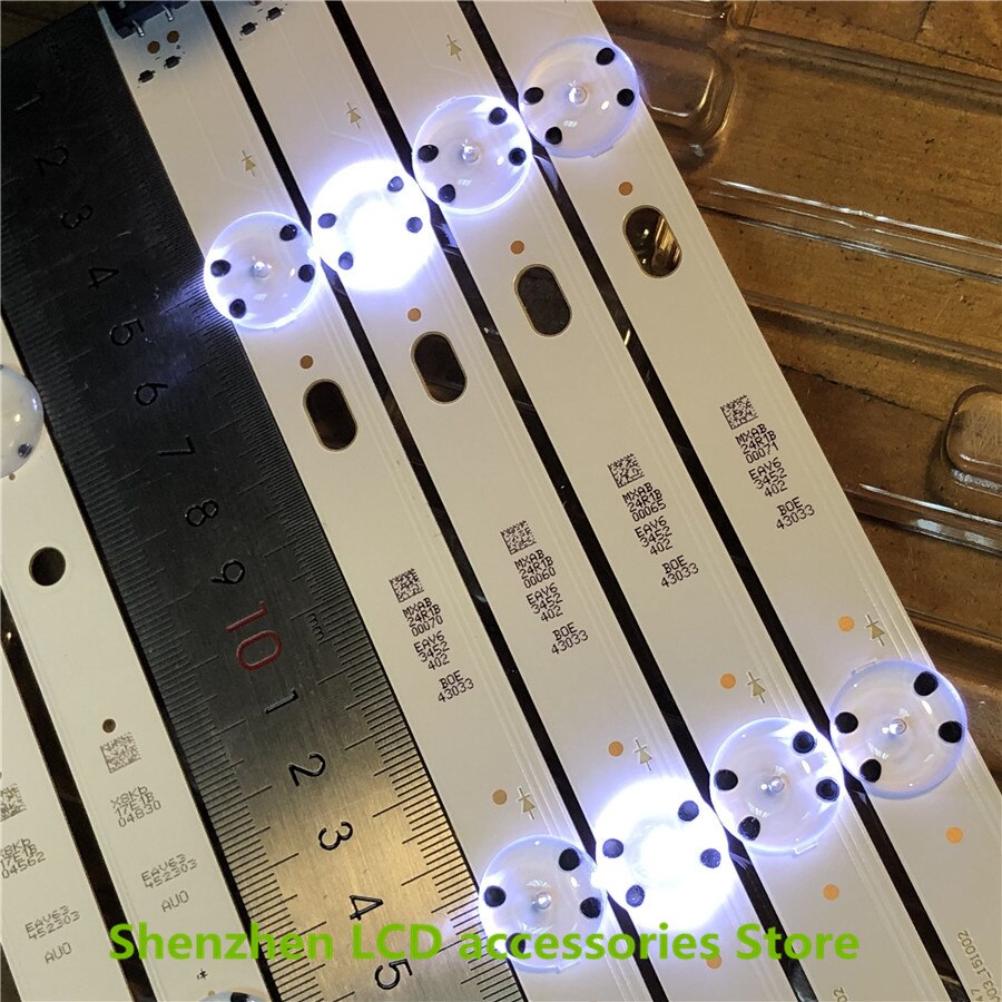 9Pieces/lot 8led 850mm led backlight strip for lg 43 lh 60_hhd_a 60_hhd_b