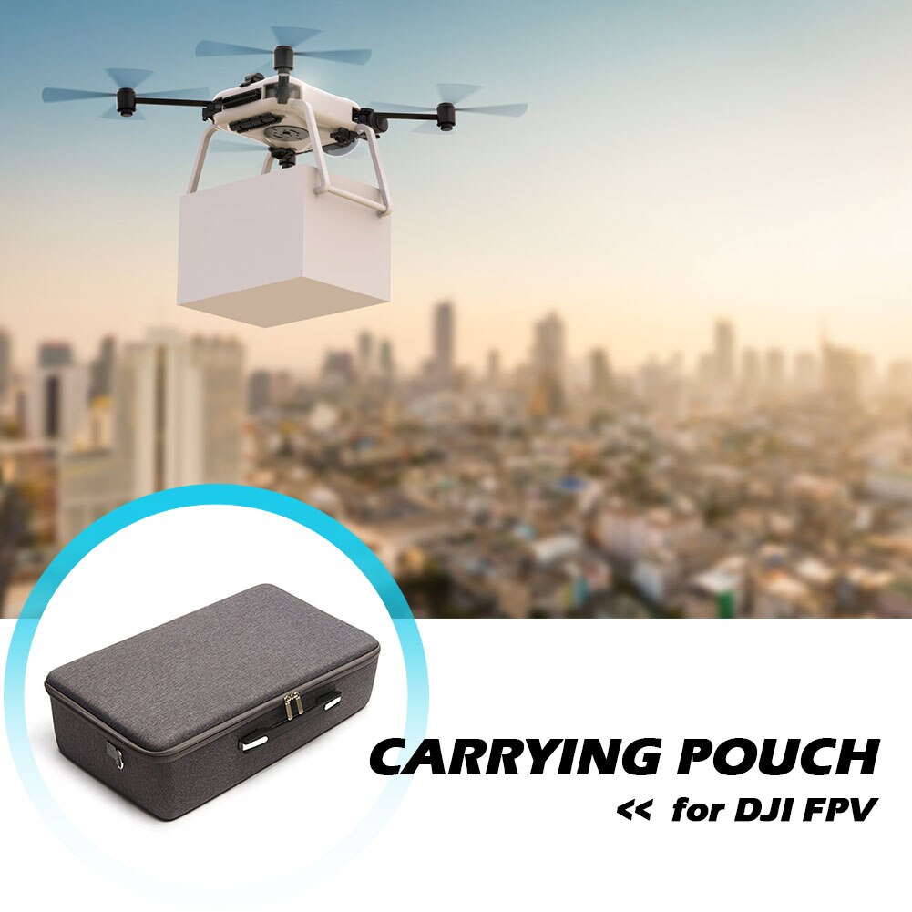 Travel Carrying Case for DJI FPV Drone Controller Goggles V2 Accessories Console Protective Bag Adjustable Handle Bag Travel