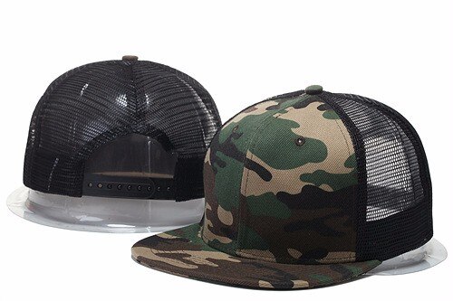 Stil mesh camouflage snapback hat camouflage hip-hop mænds dame casquettes bboy gorras bone baseball cap