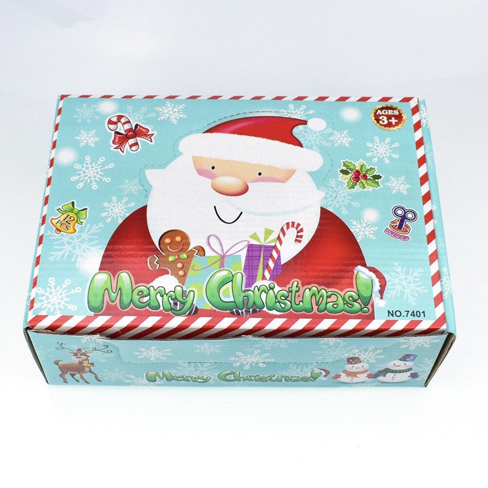 1Pc Interessante Real Lente Op Ketting Springen Open Mond Kerstman Kerst Kleine Speelgoed