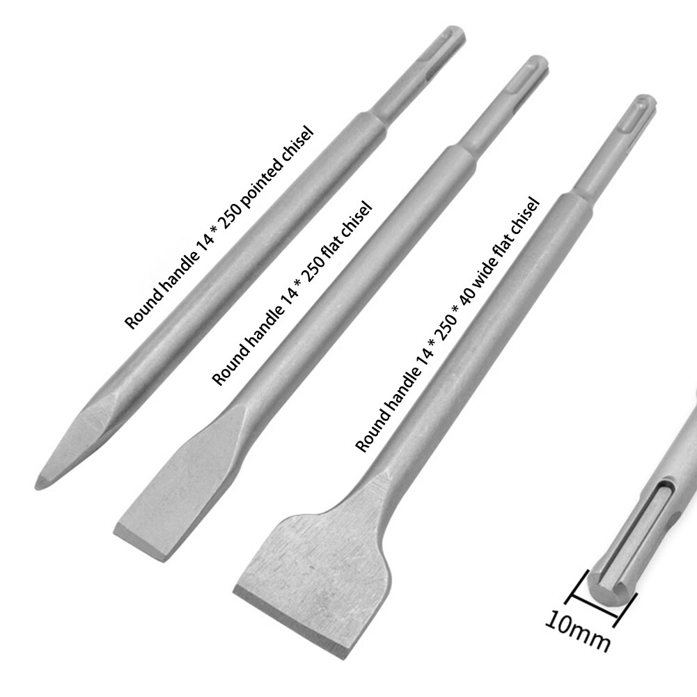 Elektrische Hamer Boren Platte Beitel Punt Beitel Bit Klopboormachine Hamer Boor Betonnen Muur Bit Hand Tool Voor Elektrische hamme