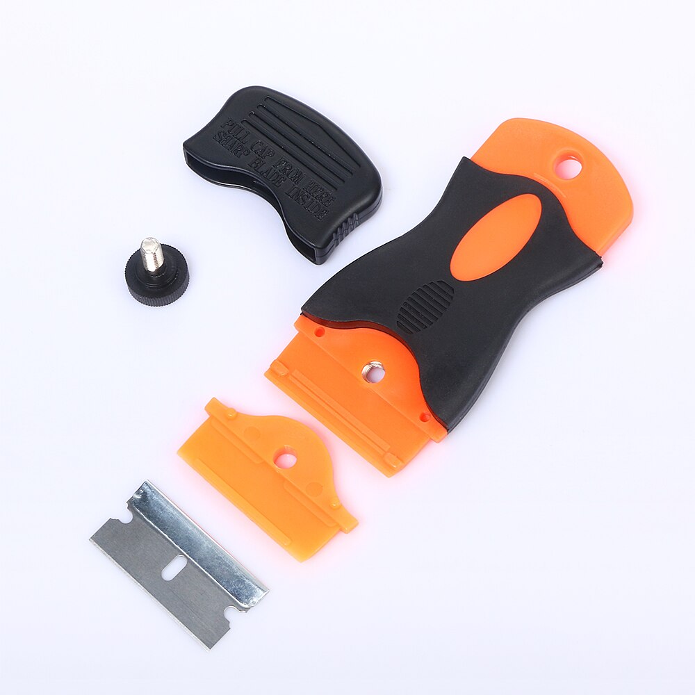 Multi Razor Scraper Steel Blades Window Tint Tool Cutter Auto Car Film Sticker Car Wrap Remover Squeegee Vinyl Cleaning Tool