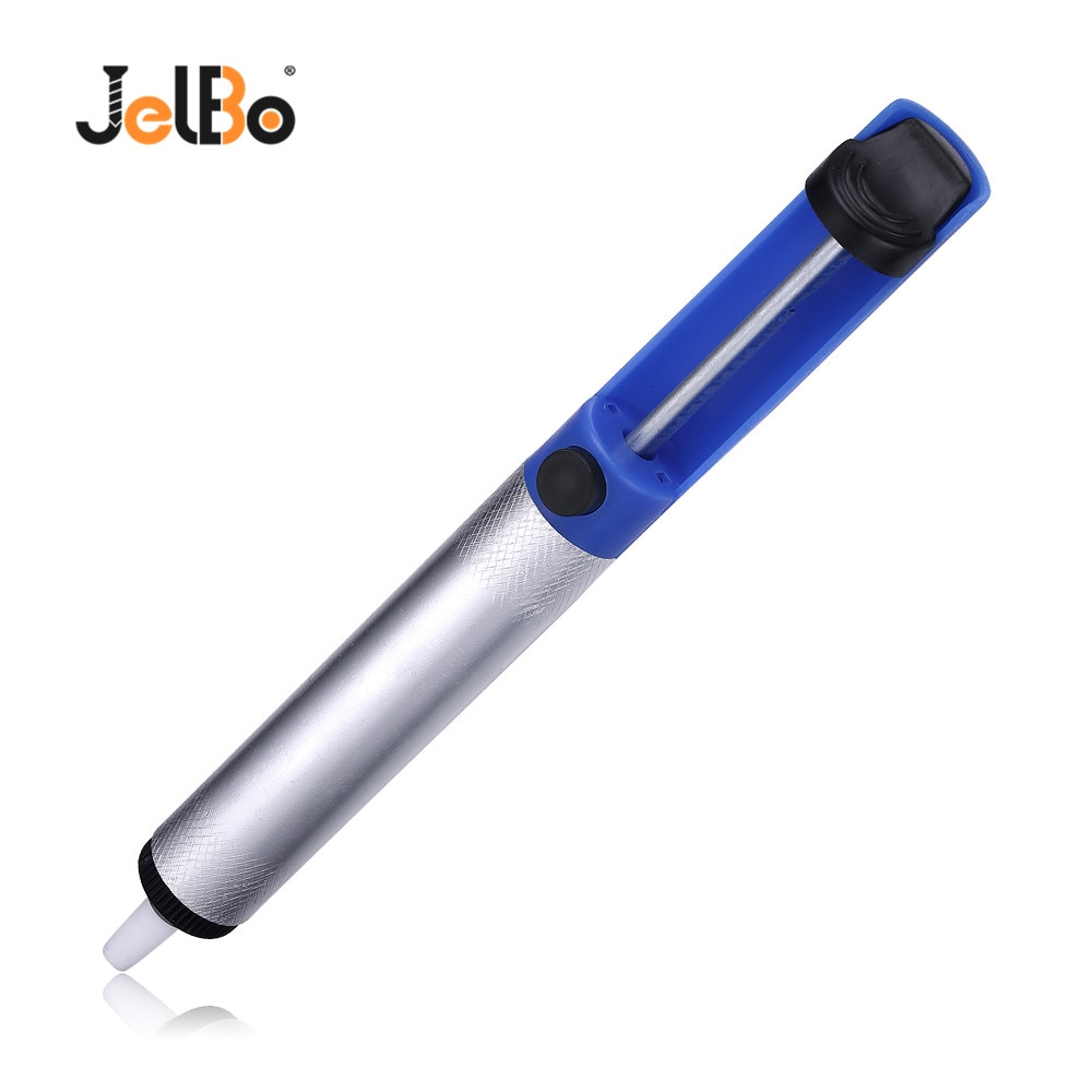 Jelbo Zuig Tin Soldeerbout Lassen Extractie Soldeer Vacuüm Sucker Desoldeerpomp Aluminium Draagbare Verwijderen Tin Station