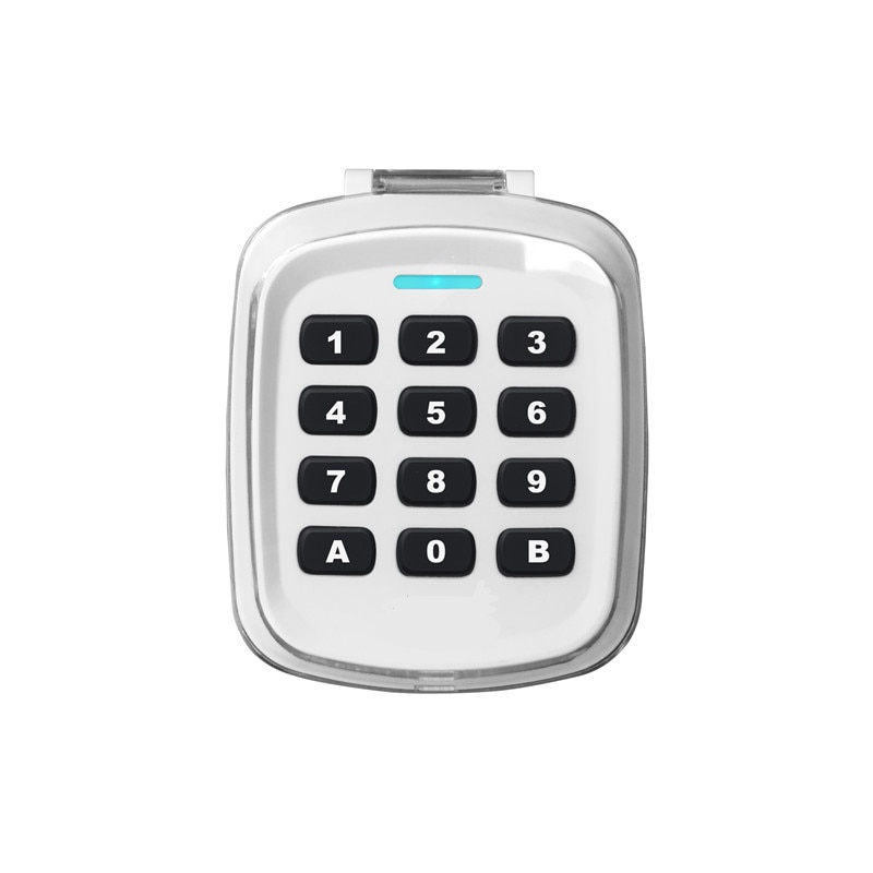 Waterproof Garage Door Wireless Keypad access controller 280-868mhz remote control duplicator