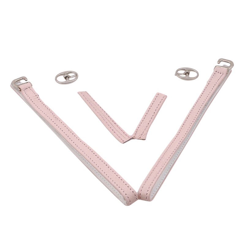 Charm Women Convenient Leather Shoes Belt Ankle Shoe Tie Lady Strap Lace Band For Holding Loose High Heels: Pink