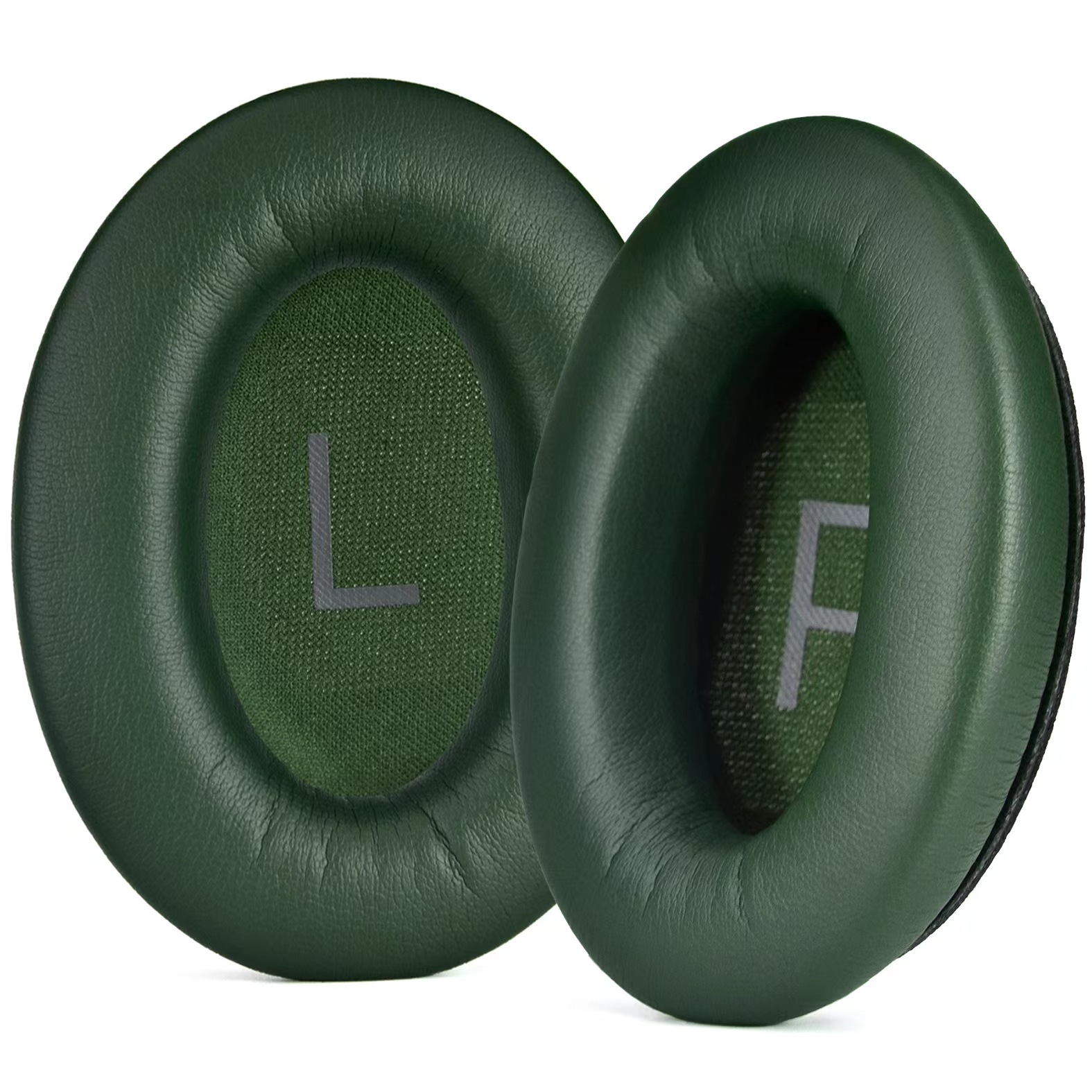 Almohadillas para auriculares Bose QuietComfort 45 QC45, cojín de repuesto para diadema y funda protectora, piel sensorial suave de cuero: Olive