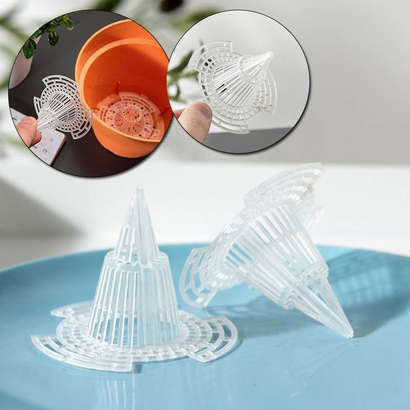5 stücke Kunststoff Konische Leckage Matten Für Blumentopf Boden Blumentopf Kegel bilden Atmungsaktive Gittergewebe-matt Pflanzen Werkzeug Garten liefert