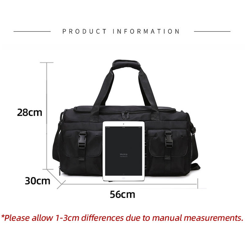 Large Capacity Travel Duffle Bag Gym Sports Fitness Outdoors Fitness Yoga Tote Luggage Handbag Boston Weekend Shoulder Bag