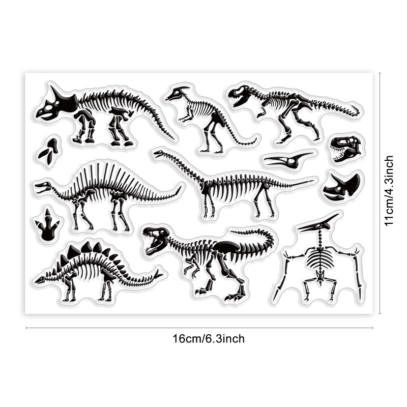 1 vel decoratieve duidelijke stempels plastic stempels boerderij dier siliconen stempel filmframe transparante zegel stempels voor cadeau fotoalbum: LIGHT BLUE