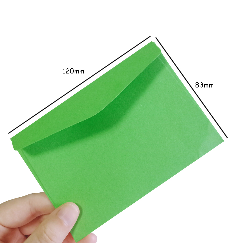 10 stk/parti mini kuverter 115mm*80mm slik farve mini kuvert fjorten valg papir koreansk papirvarer gavechrismas: G