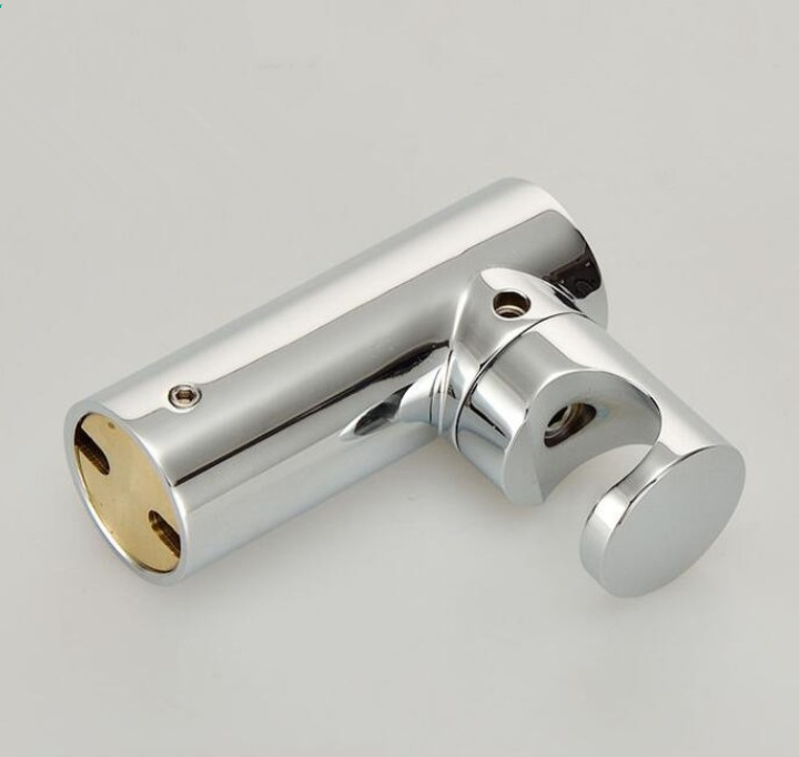 Brass Chrome Shower Head Bracket Holder Shower Head Mounting Handheld