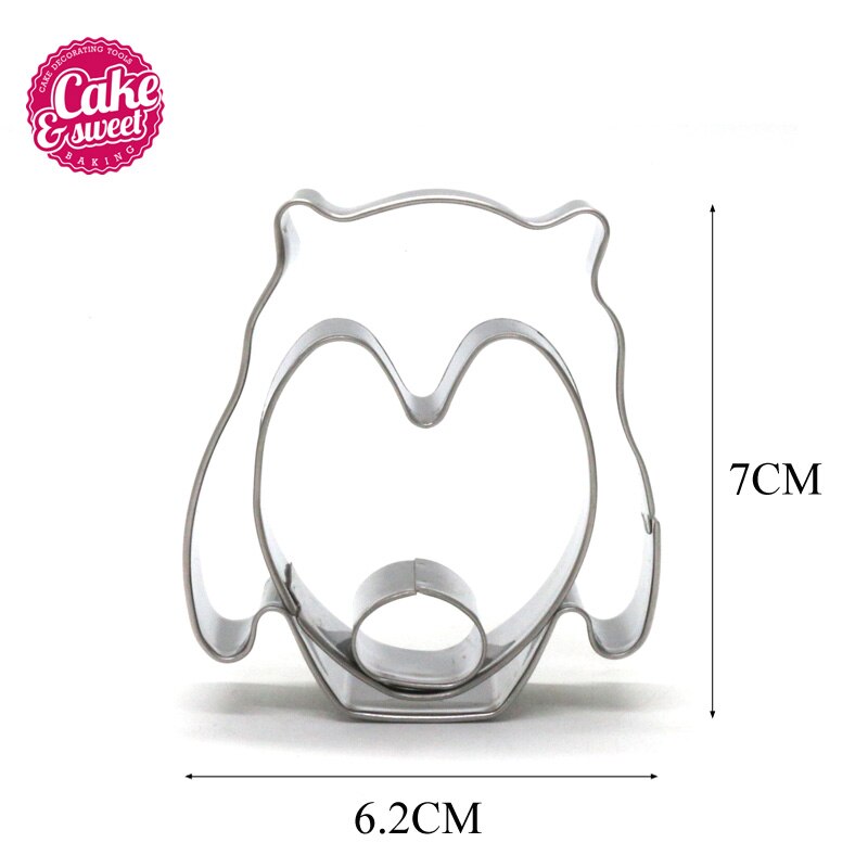 Cookie Cutters Rvs Uil Vorm Cookie Cutters Dier Biscuit Bakken Tools Fondant Gebak Decorating Gereedschap