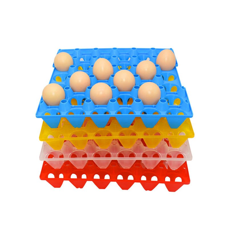 Plateau à œufs ferme, 10 pièces, bac à œufs en matériau plastique, transport et stockage des œufs, 287mm x 287mm x 30 pièces