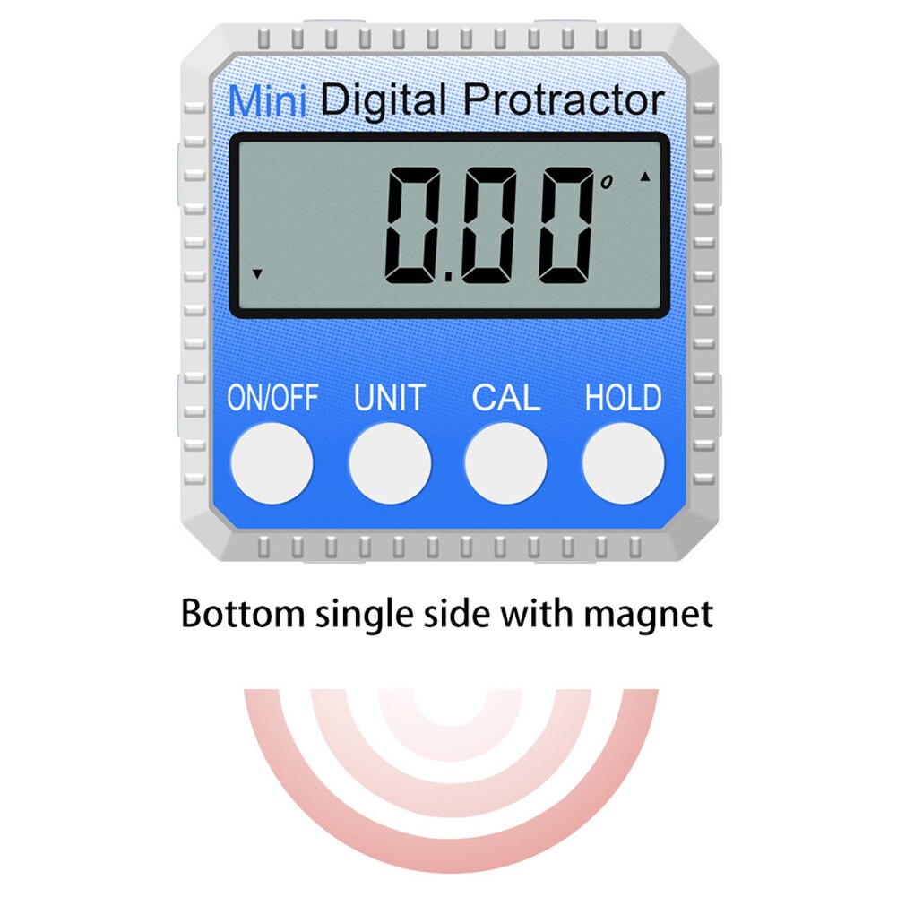360 Mini Digital Protractor High Precision Electronic Goniometer Inclinometer Digital Level Angle Finder Angle Measurement Box