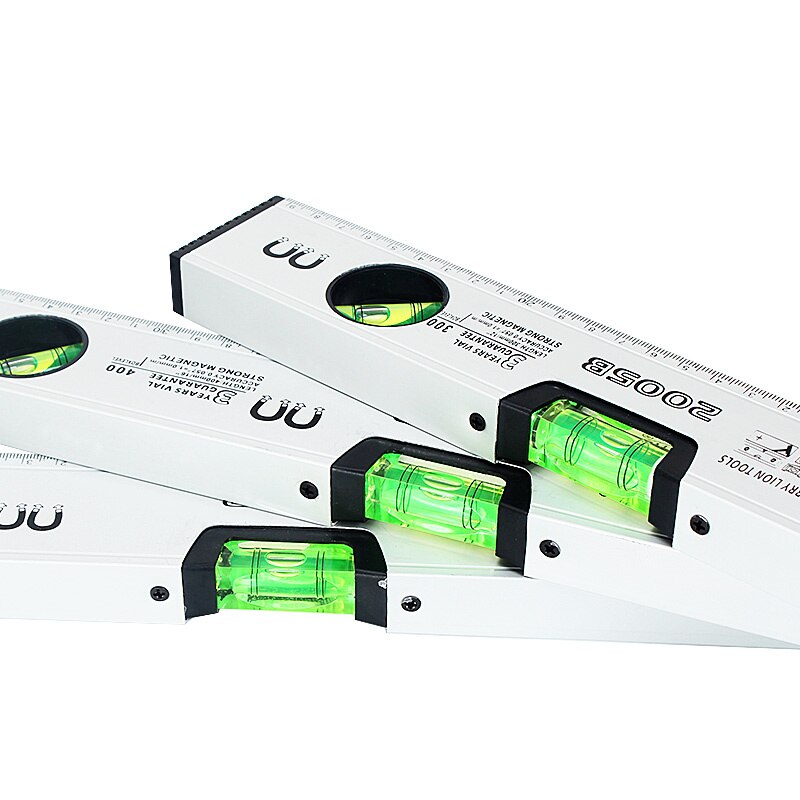 Precisie aluminium waterniveau indicator digitale weegschaal horizontale lengte meting vermogen spirit bubble level tool
