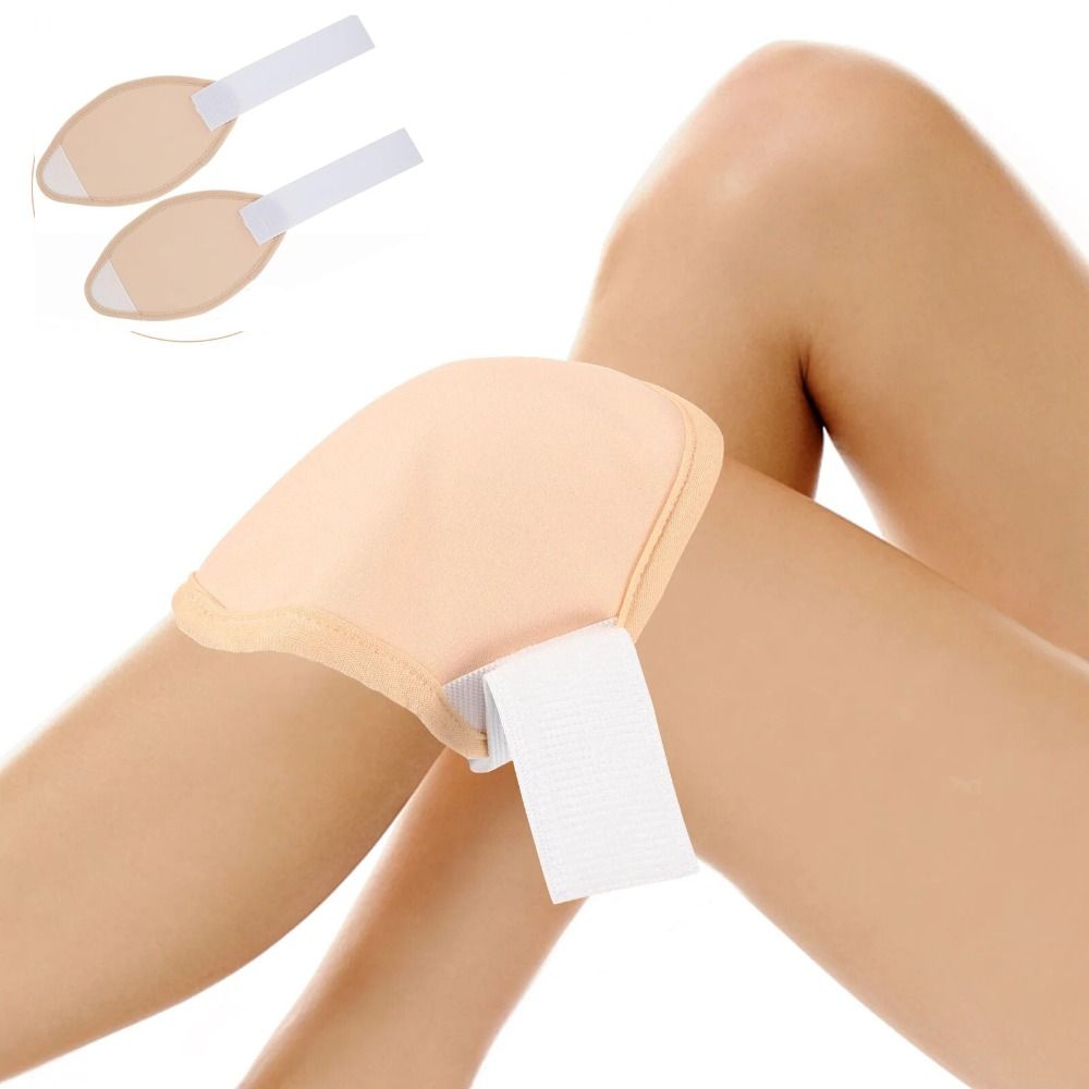 2Pc Ricinusolie Pak Wrap Voor Knie Enkel Ellebogen Arm Voeten Herbruikbare Wasbare Lekvrije Castor Olie Kompres Pads Etherische Olie Wrap