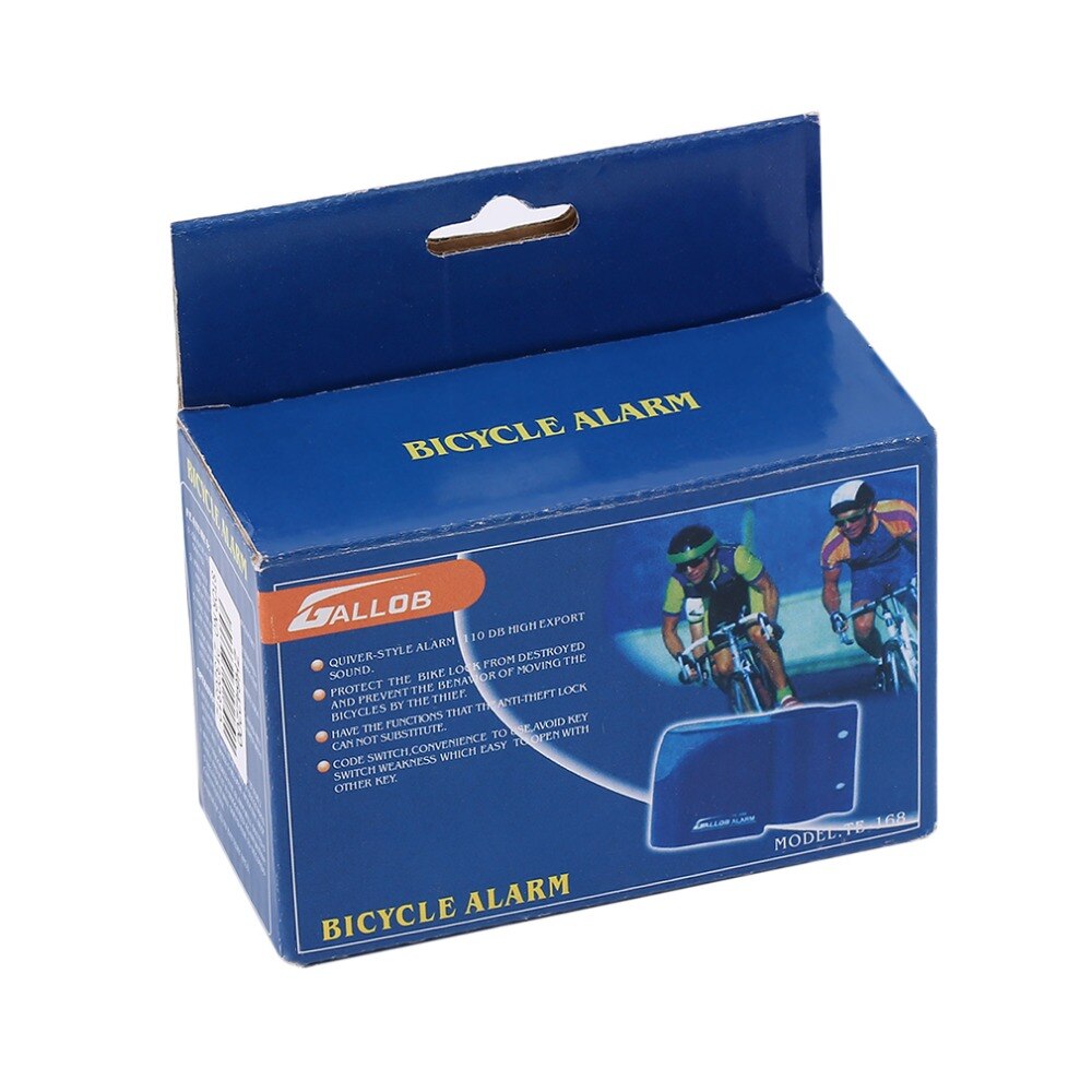 Professionele Anti-diefstal Fietsslot Fietsen Security Lock Afstandsbediening Trilalarm 105dB Bike Vibration Inbraakalarm