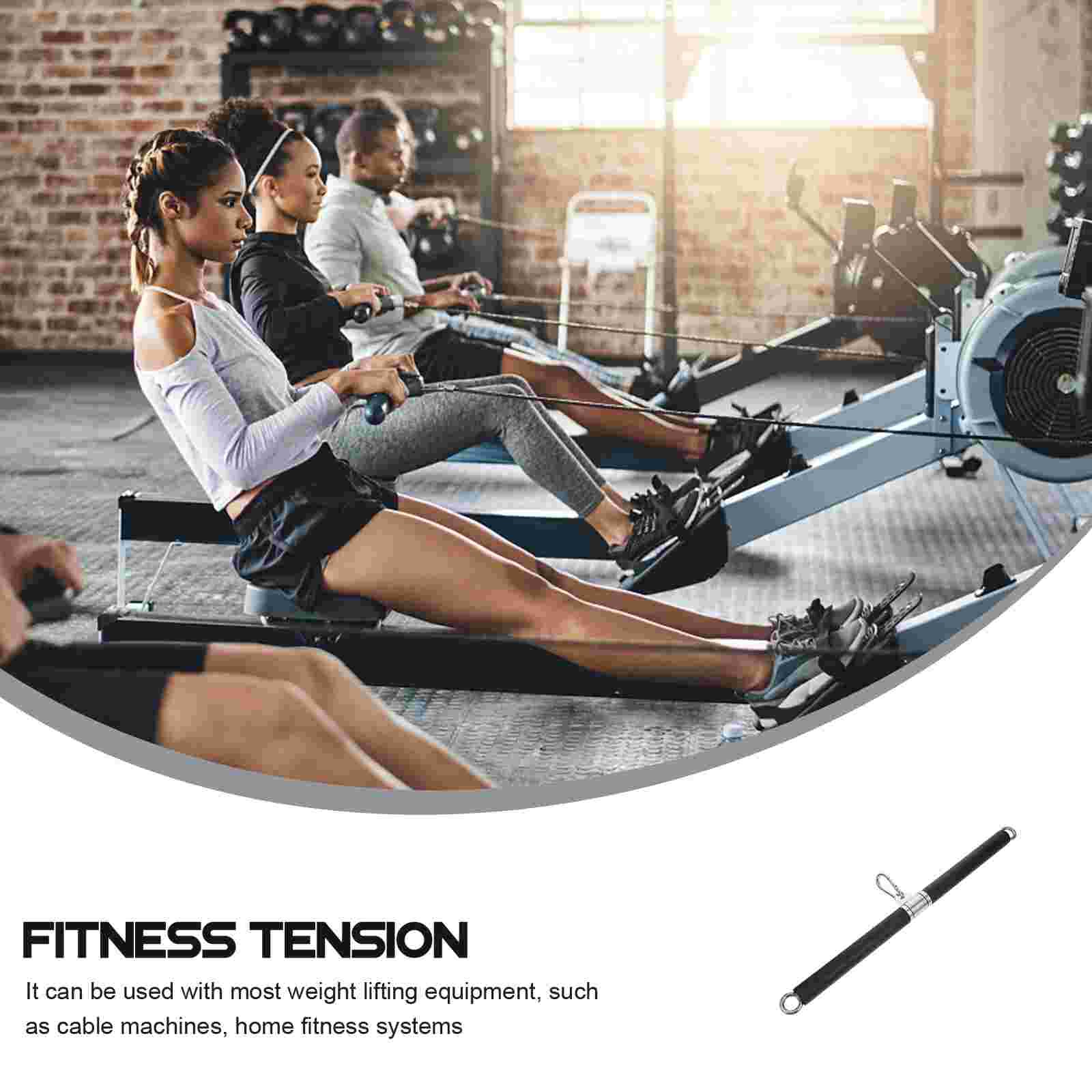 1pc Pulling Down Bar Muscle Training Tension Bar Sturdy Exercising Pulling Rod