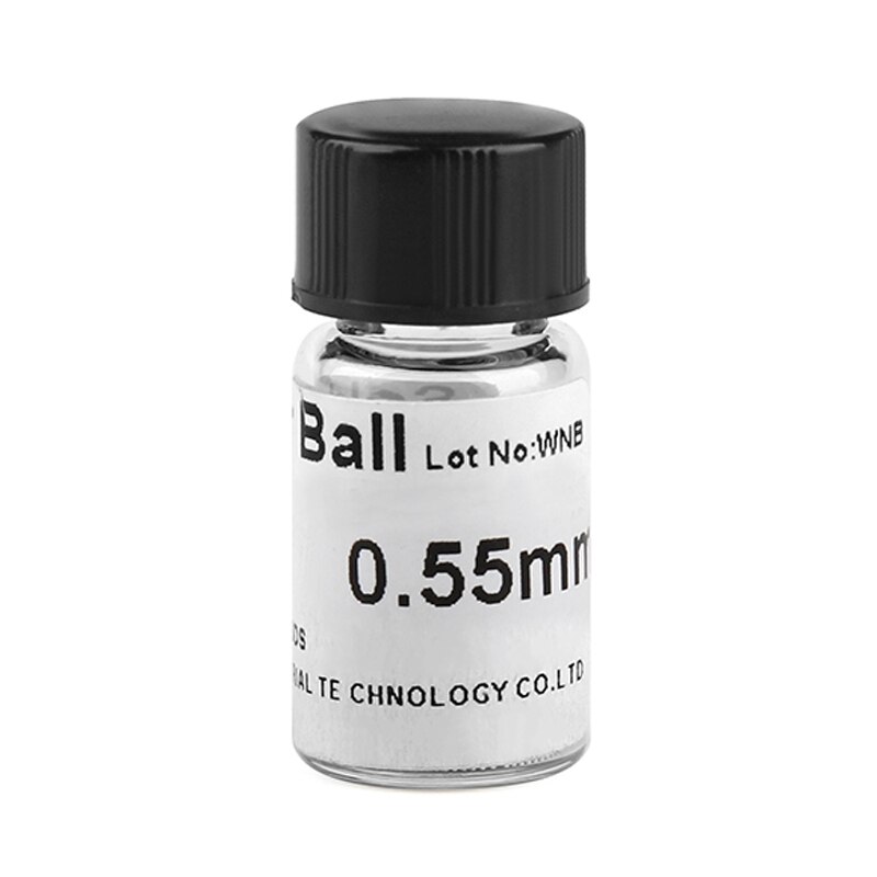 Bga reballing baller 0.2/0.25/0.3/0.35/0.4/0.45/0.5/0.55/0.6/0.65/0.76mm sn63/pb37 loddeball for bga reballing sjablong: 0.55