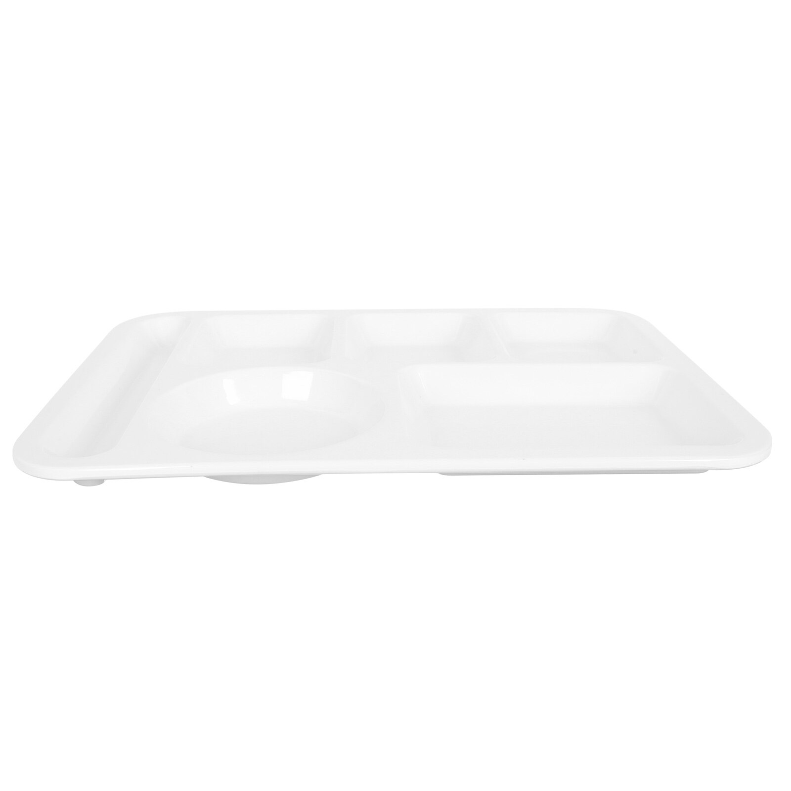 Multi-grid Food Plate Anti-falling Food Plate Simple Style Divided Plate for Breakfast Lunch
