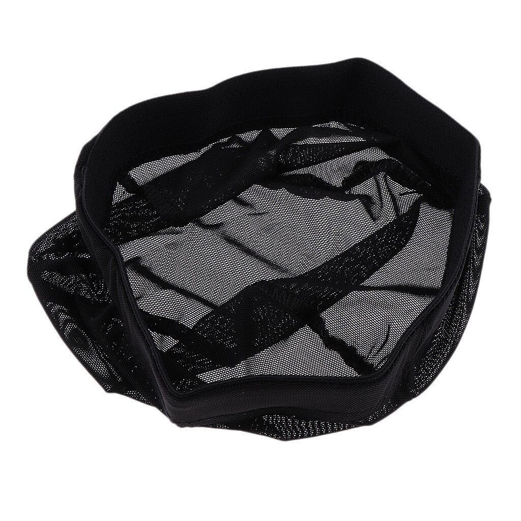 Elastic Dome Cap Costume Mesh Net Making Wigs Spandex Snood Hairnet Black