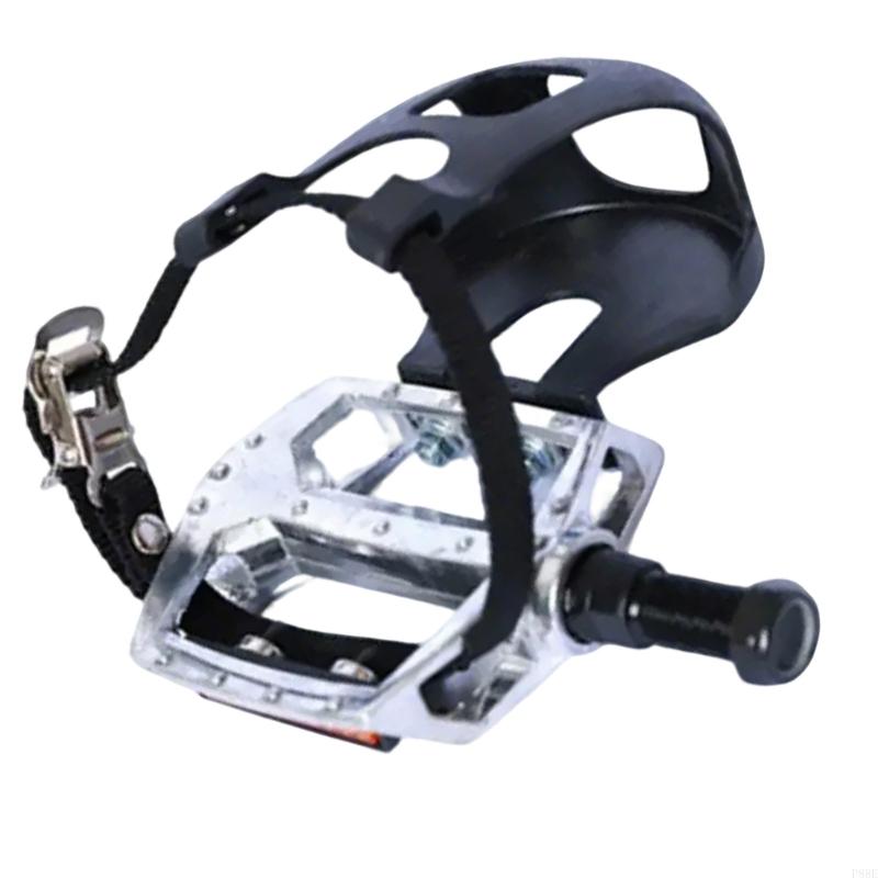 P88E Bicycles pédales Toe Clip Cage Pédales spin pour le vélo le vélo stationnaire intérieur